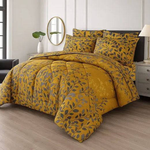 Marium Noor Winter Quilt/Razai Set WR-2518 (Heavy polyester Filling)