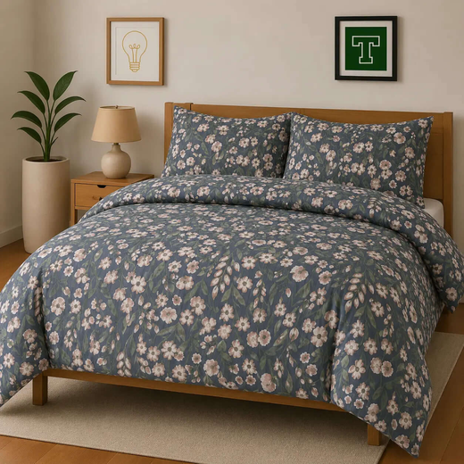 Cotton 3pc Bedsheet Set WF-489