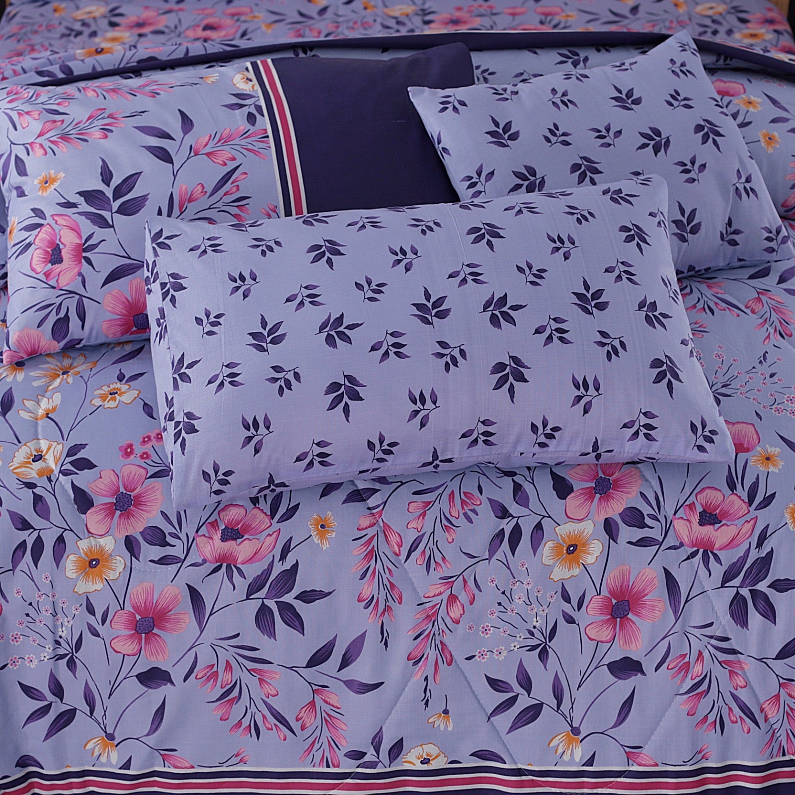7 Pcs  Comforter Set Mh-776