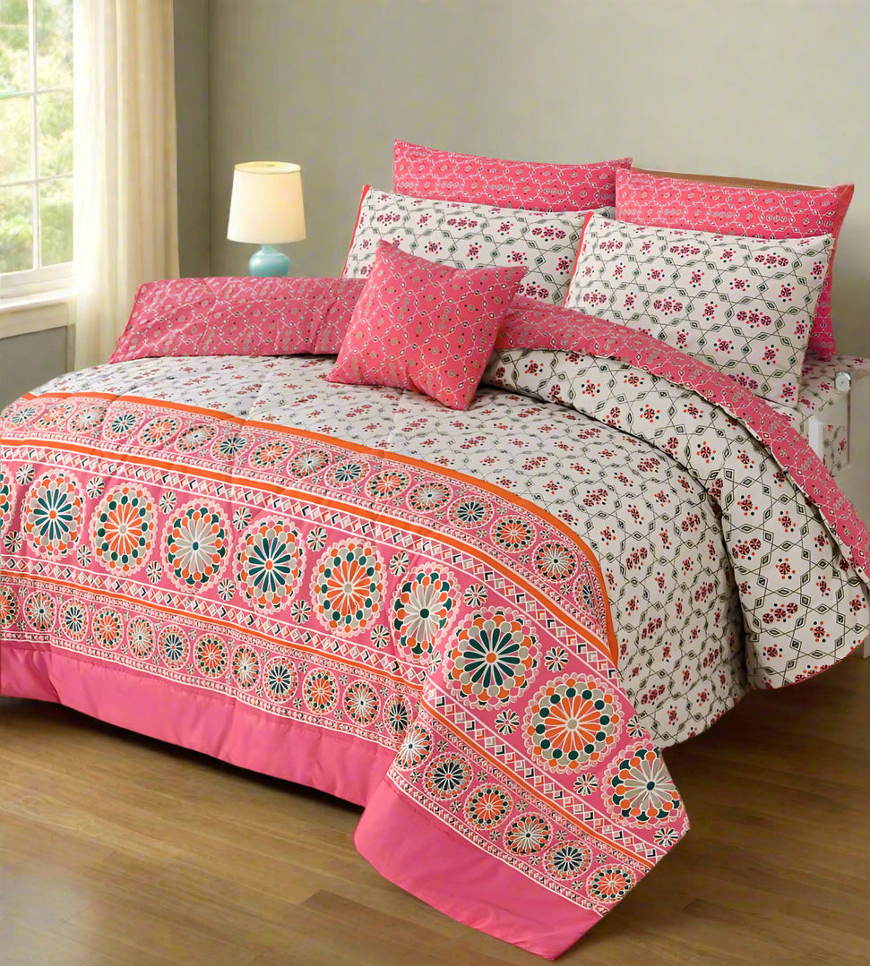 7 Pcs Summer Comforter Set 935 Quilts & Comforters