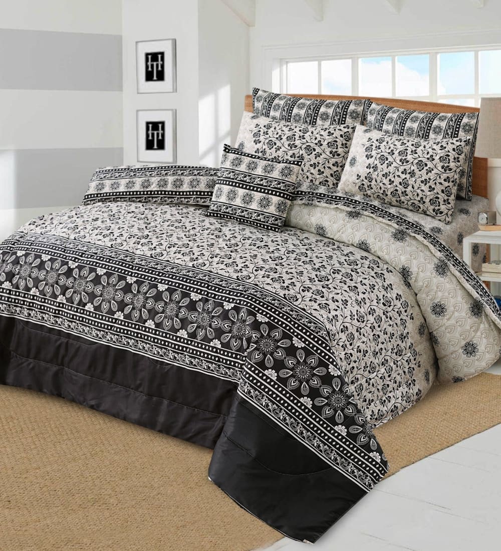 7 Pcs Comforter Set Mh-722 Quilts & Comforters