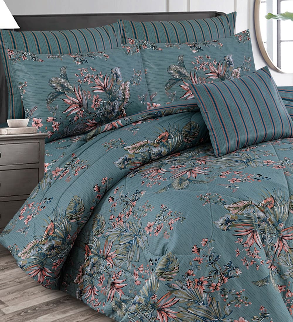 7 Pcs Comforter Set Mh-747 Quilts & Comforters