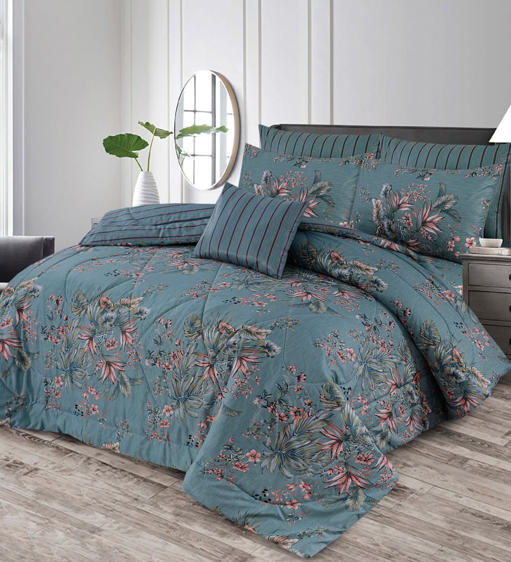 7 Pcs Comforter Set Mh-747 Quilts & Comforters
