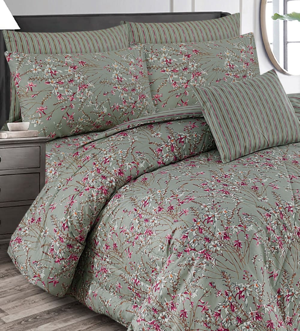 7 Pcs Comforter Set Mh-749 Quilts & Comforters