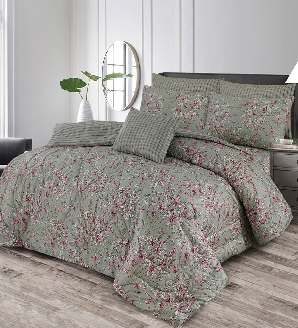 7 Pcs Comforter Set Mh-749 Quilts & Comforters