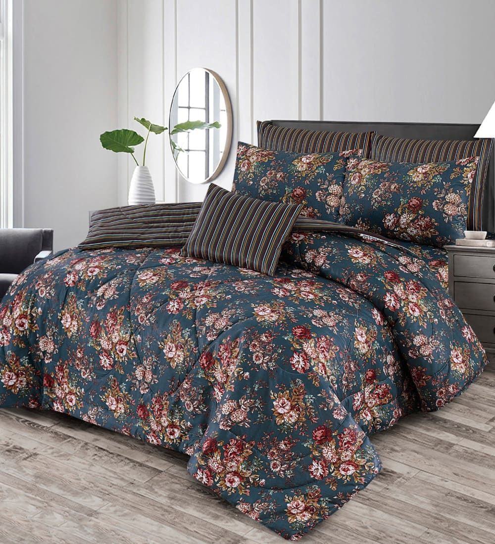 7 Pcs Comforter Set Mh-750 Quilts & Comforters