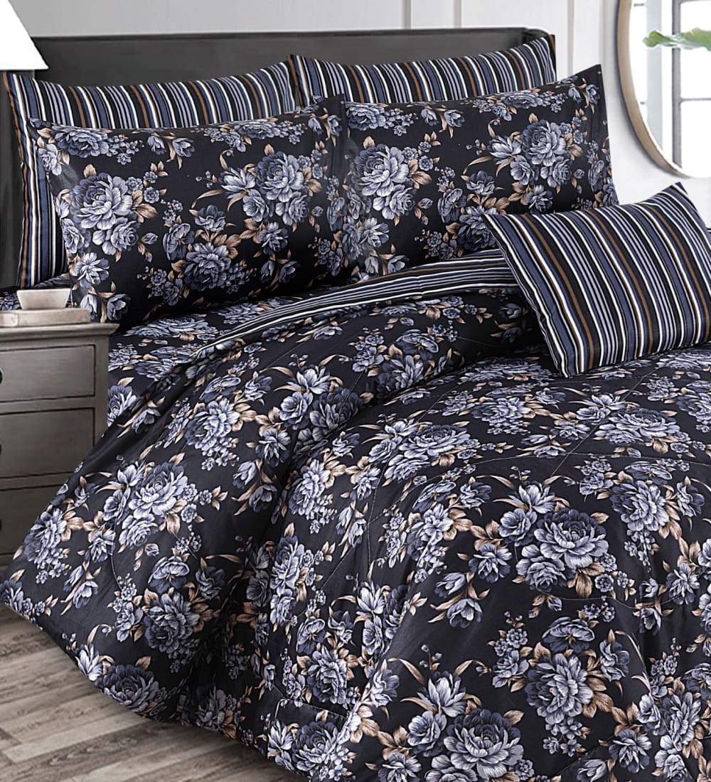 7 Pcs Comforter Set Mh-752 Quilts & Comforters