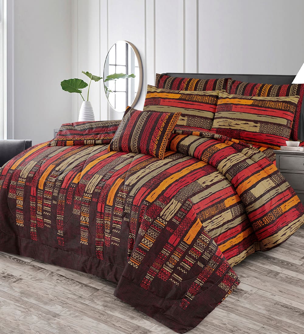 7 Pcs Comforter Set Mh-753 Quilts & Comforters