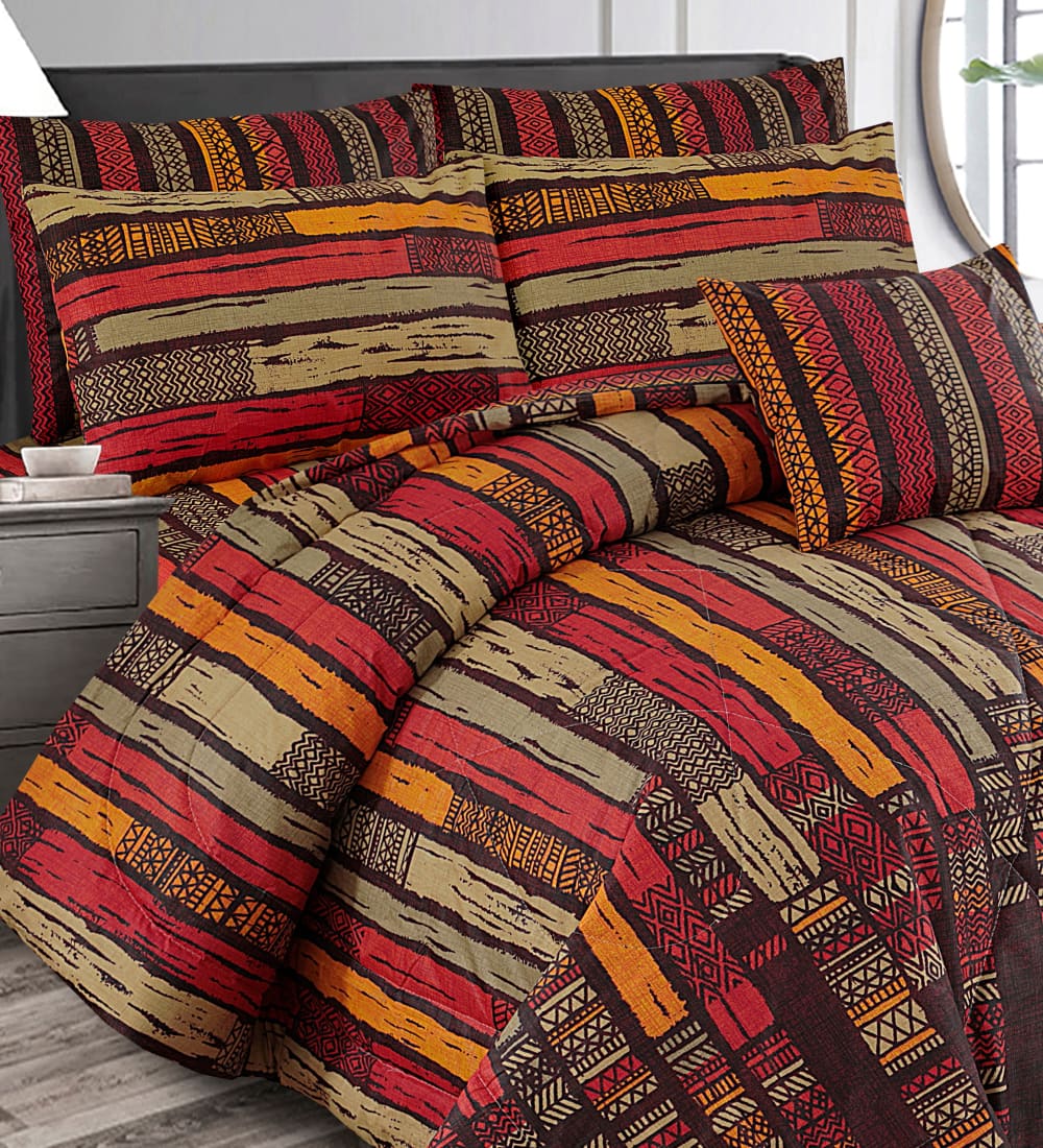 7 Pcs Comforter Set Mh-753 Quilts & Comforters
