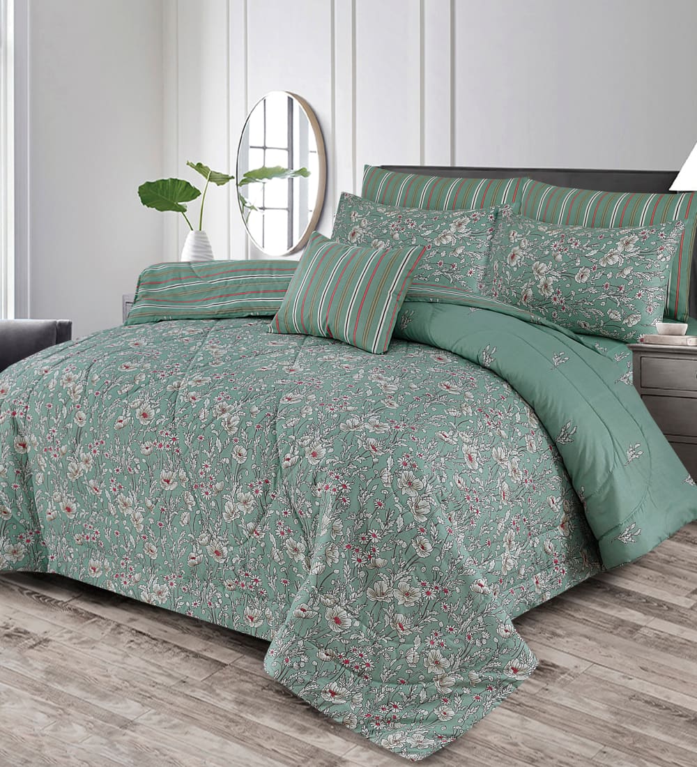 7 Pcs Comforter Set Mh-764 Quilts & Comforters