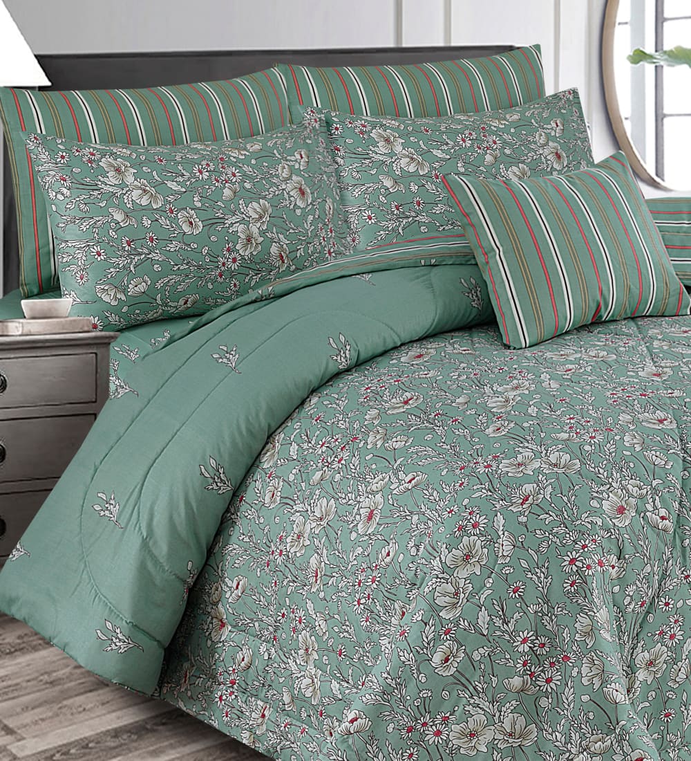7 Pcs Comforter Set Mh-764 Quilts & Comforters