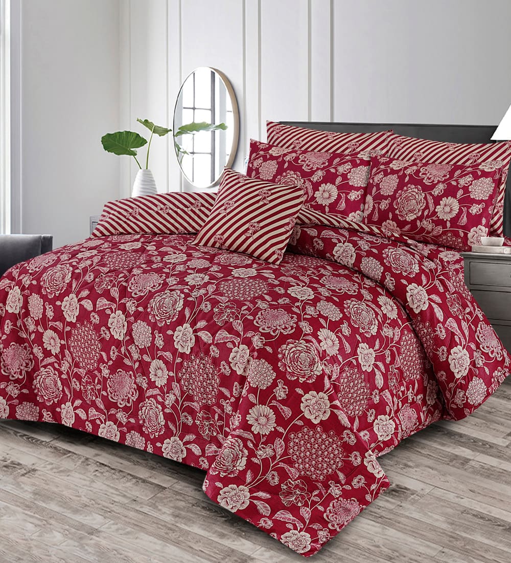 7 Pcs Comforter Set Mh-765 Quilts & Comforters