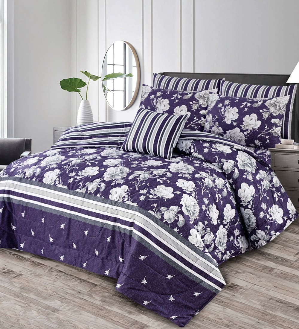 7 Pcs Comforter Set Mh-773 Quilts & Comforters