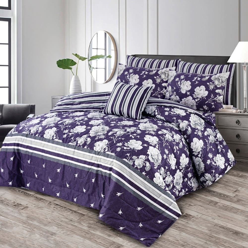 7 Pcs Comforter Set Mh-773 Quilts & Comforters