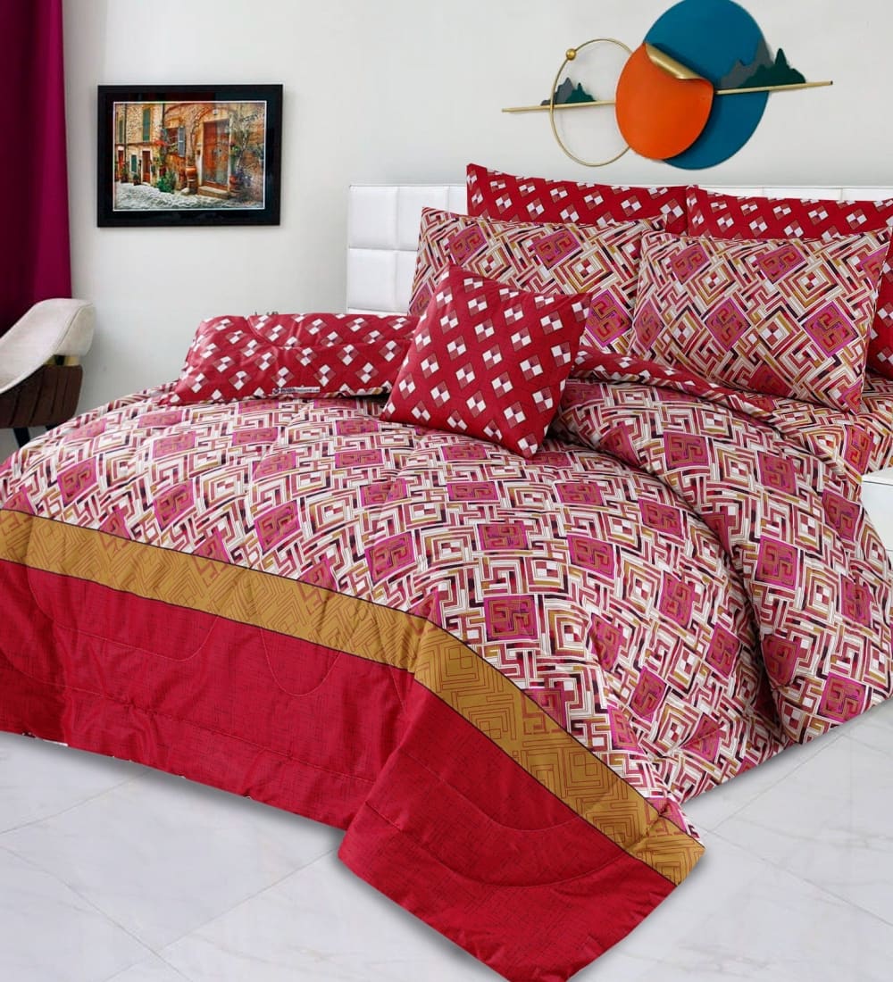 7 Pcs Comforter Set Mh-774 Quilts & Comforters