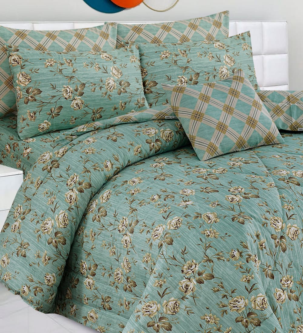 7 Pcs Comforter Set Mh-782 Quilts & Comforters