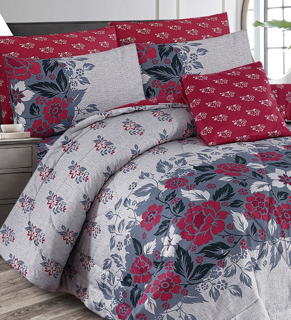7 Pcs Comforter Set S-17 Quilts & Comforters