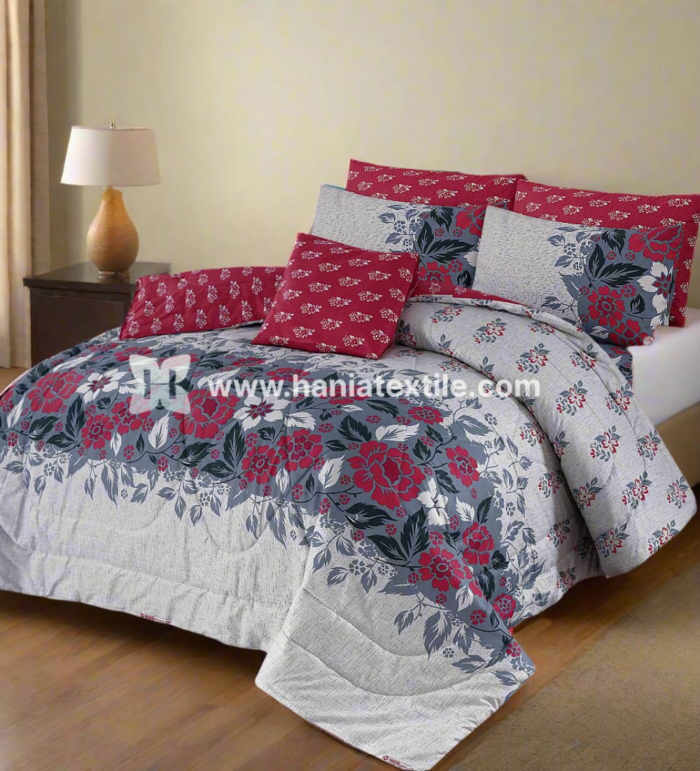 7 Pcs Comforter Set S-17 Quilts & Comforters