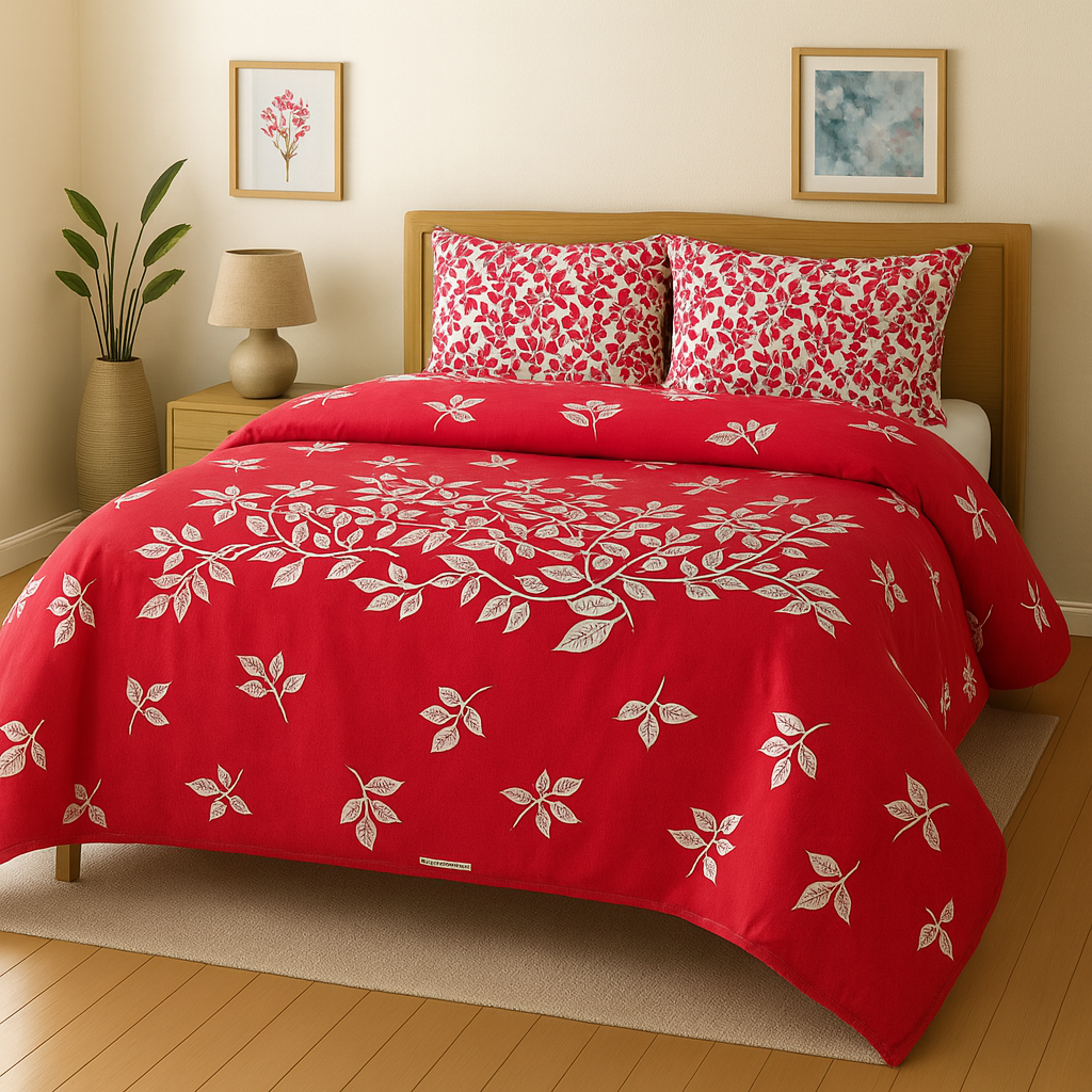 Cotton 3pc Bedsheet Set  MN-40