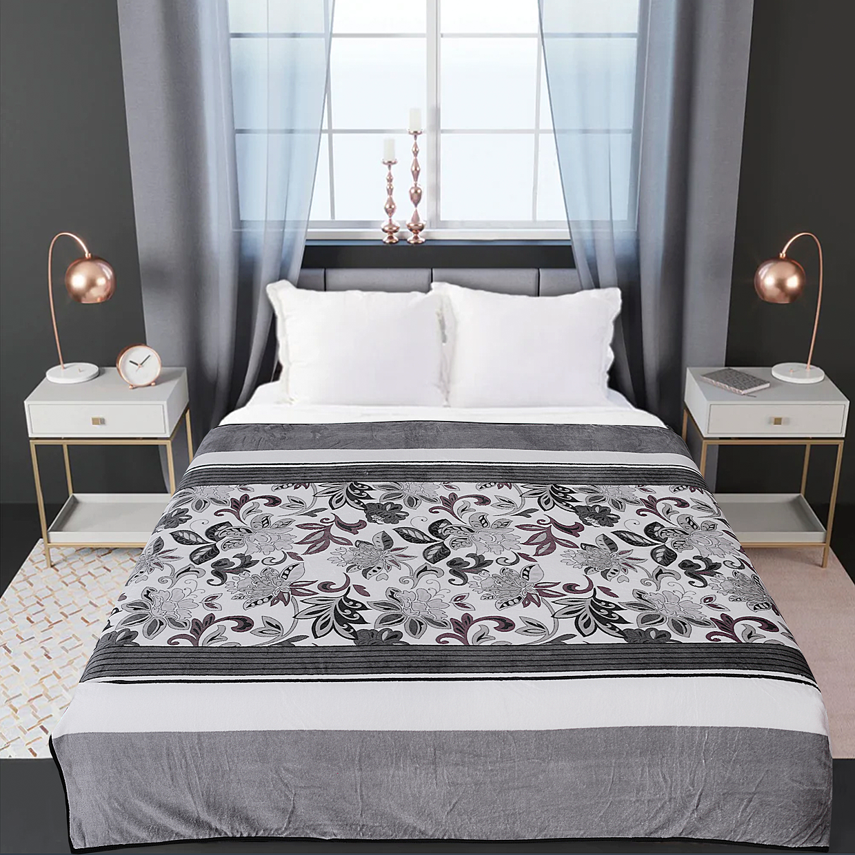 Microfiber Plush Blanket BL-08