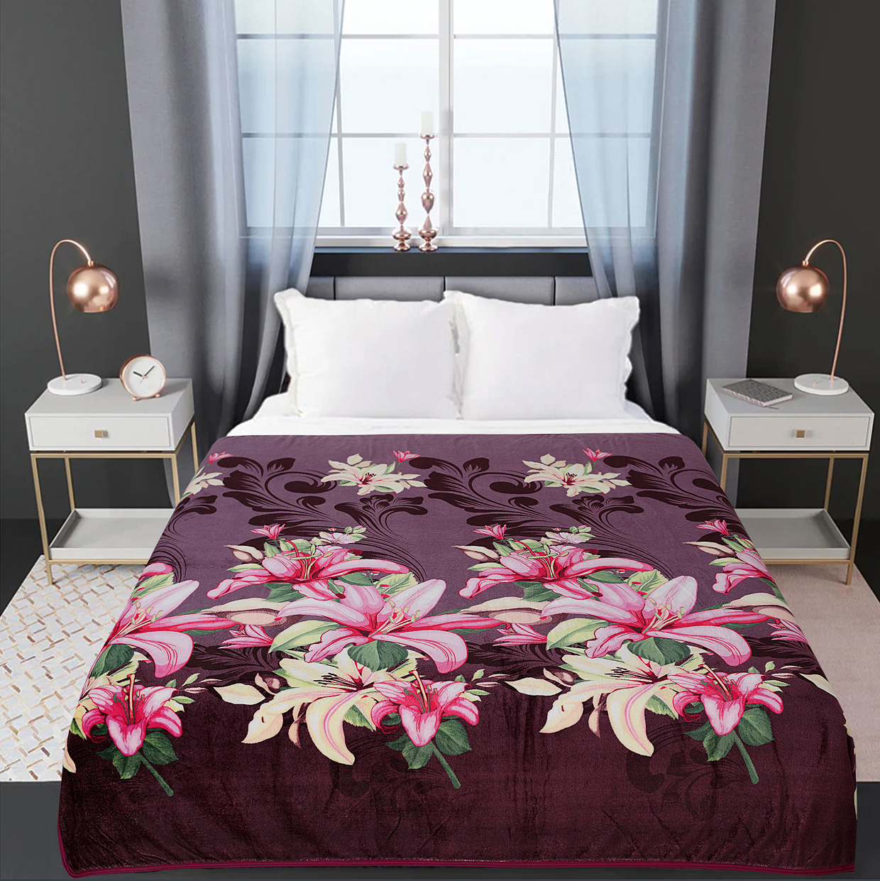 Microfiber Plush Blanket BL-09