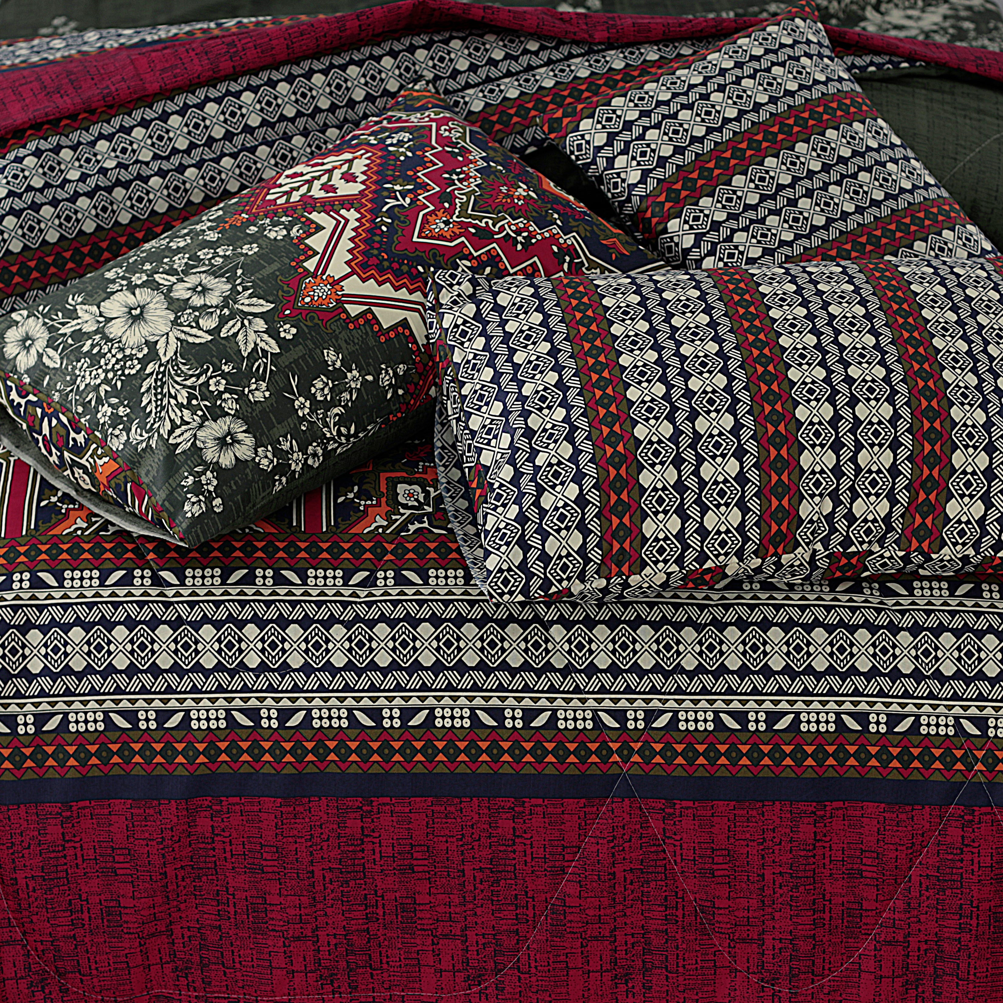 7 Pcs  Comforter Set Mh-785