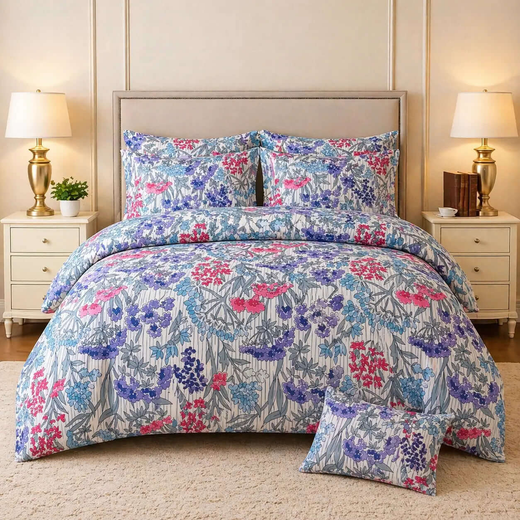7 Pcs  Comforter Set Mh-867
