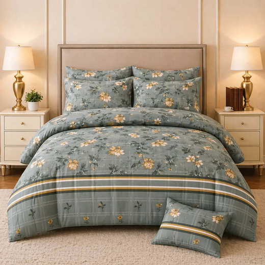 7 Pcs  Comforter Set Mh-865