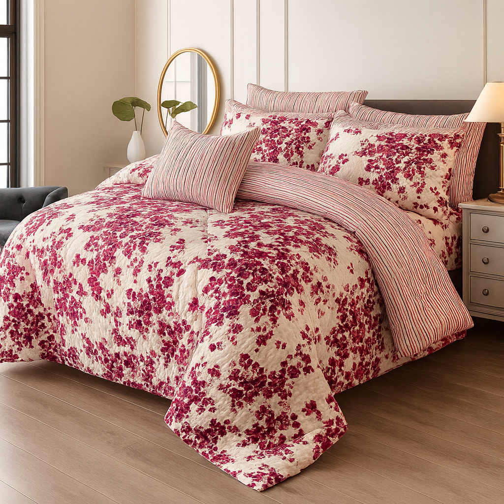 Cotton 7pc Comforter Set S-76