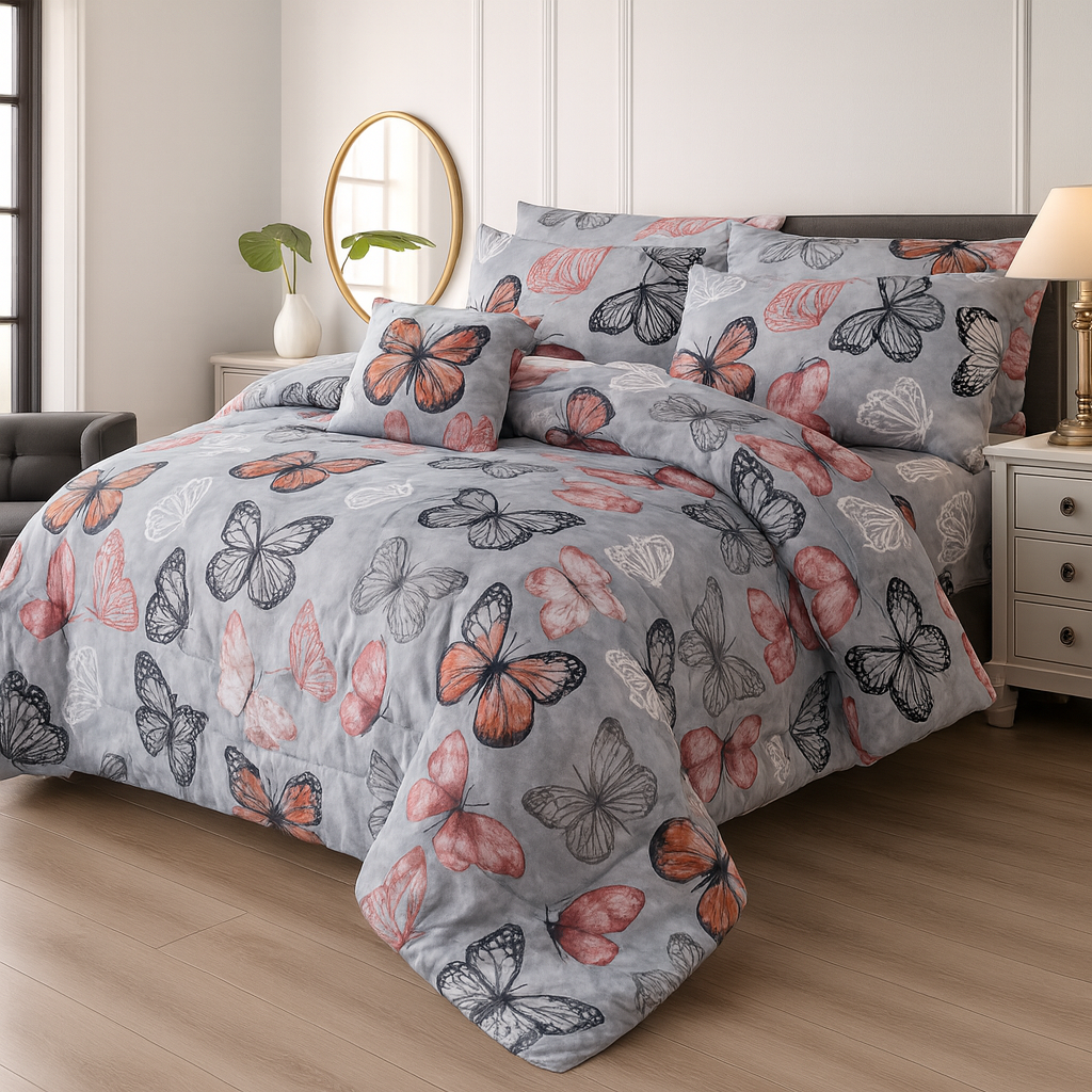 Cotton 7pc Comforter Set S-77