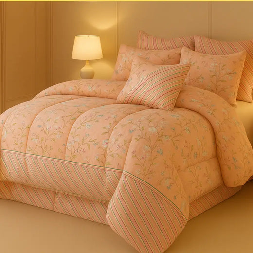 Winter Quilt/Razai Set WR-2543 (Heavy polyester Filling)