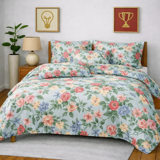 Pure Cotton 3pc Bedsheet Set  WF-252