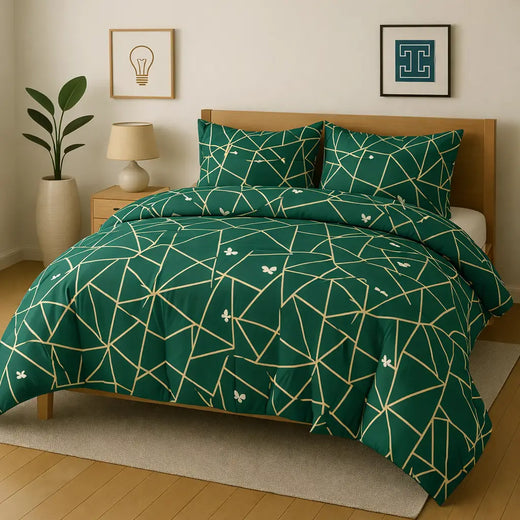 Cotton 3pc Bedsheet Set  MN-56