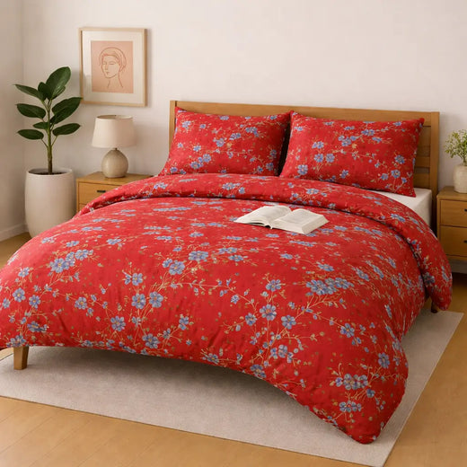 Cotton 3pc Bedsheet Set  MN-45