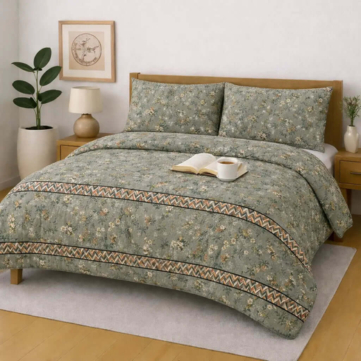 Cotton 3pc Bedsheet Set  MN-46