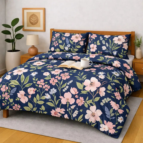 Pure Cotton 3pc Bedsheet Set  WF-207