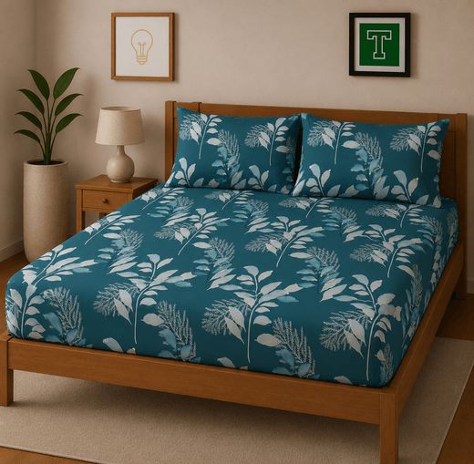 3pc Fitted Cotton Bedsheet Set WF-624