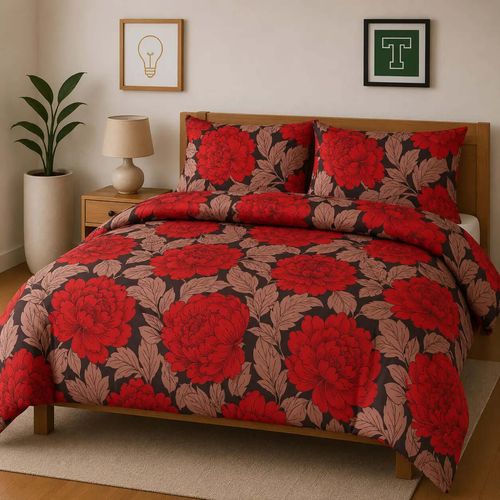 Pure Cotton 3pc Bedsheet Set WF-471