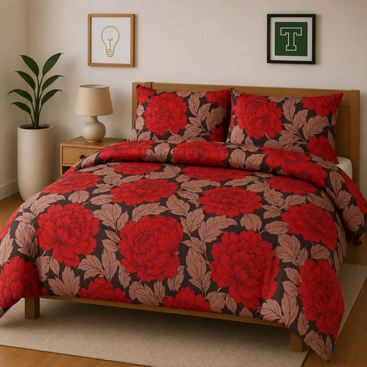 Pure Cotton 3pc Bedsheet Set WF-471