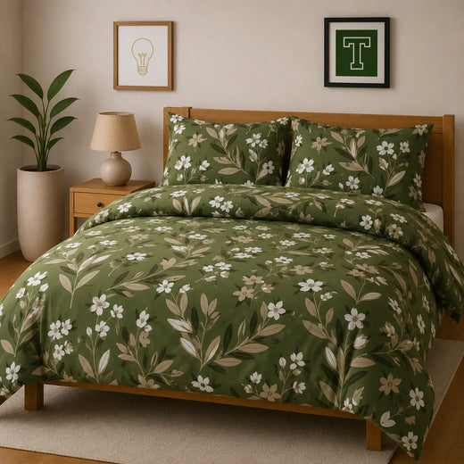 Pure Cotton 3pc Bedsheet Set WF-468