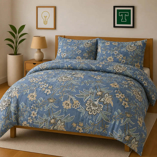 Cotton 3pc Bedsheet Set WF-486