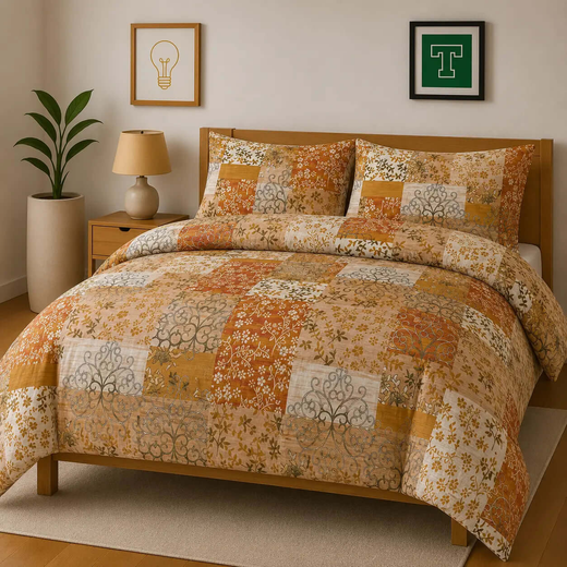 Cotton 3pc Bedsheet Set WF-487