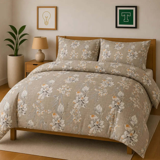 Cotton 3pc Bedsheet Set WF-485