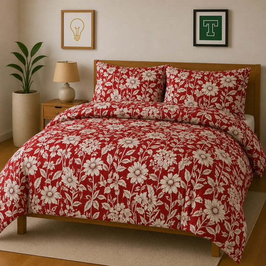 Cotton 3pc Bedsheet Set WF-481