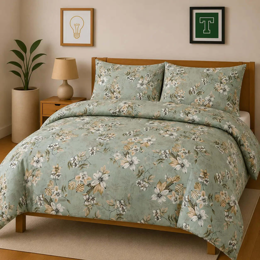 Cotton 3pc Bedsheet Set WF-479