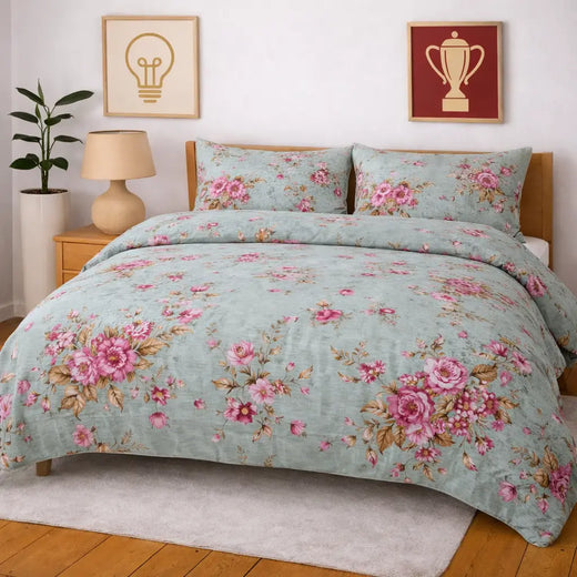 3pc Cotton Bedsheet Set WF-328