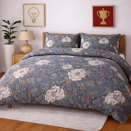 3pc Cotton Bedsheet Set WF-317
