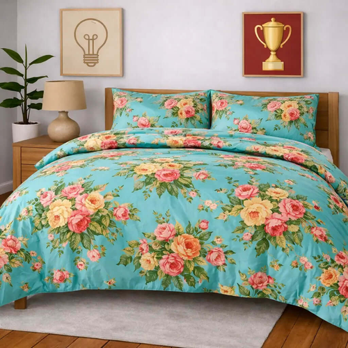 3pc Cotton Bedsheet Set WF-354