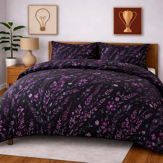 Pure Cotton  3pc Bedsheet Set WF-355