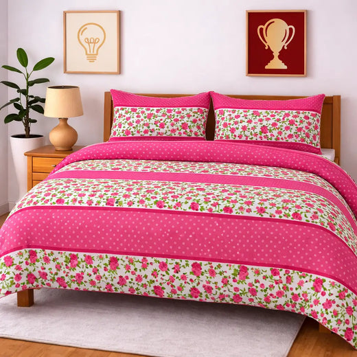 3pc Cotton Bedsheet Set WF-369